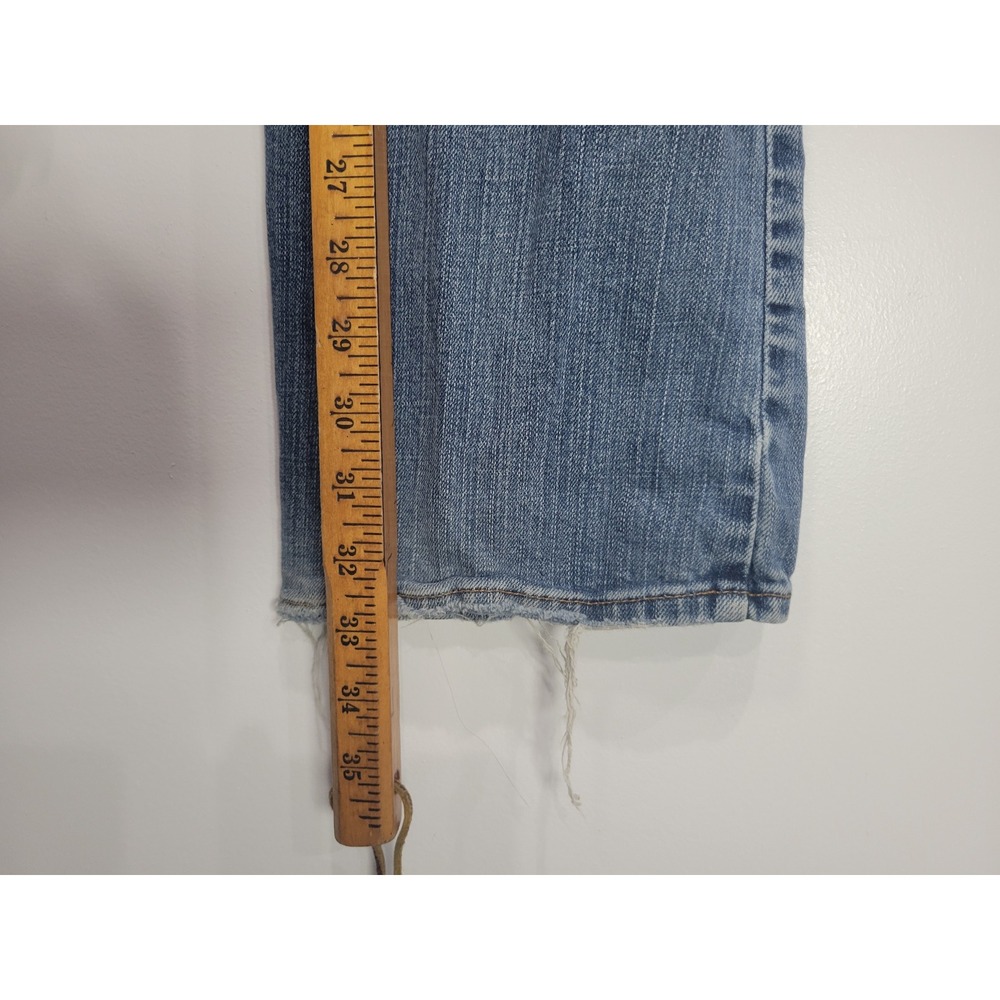 Lucky Brand Lil Maggie Jeans Womens 2/26 Blue Light Wash Low Rise Button Fly USA - Picture 6 of 6